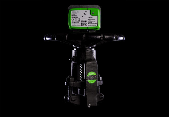NFC Tag on multi-turn valve
