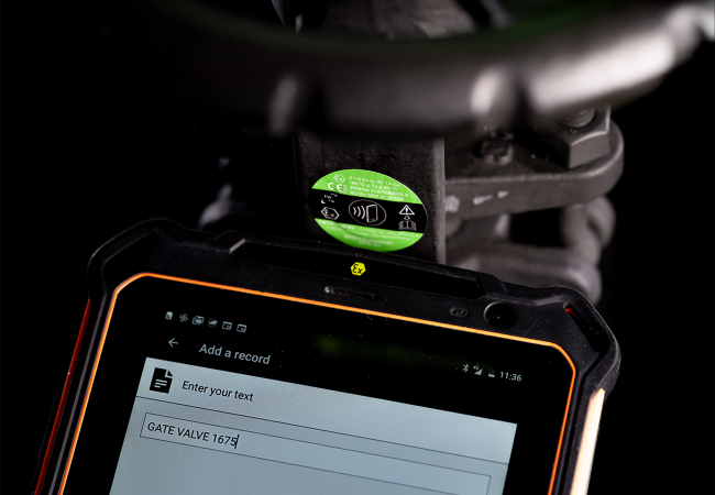 Atex tablet and NFC Tag
